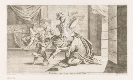 Aeneas departs for the battle