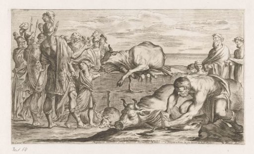 Trojans offer animals to Neptune