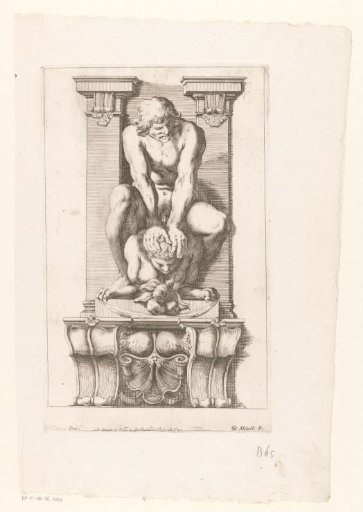 Man subdues a harpy