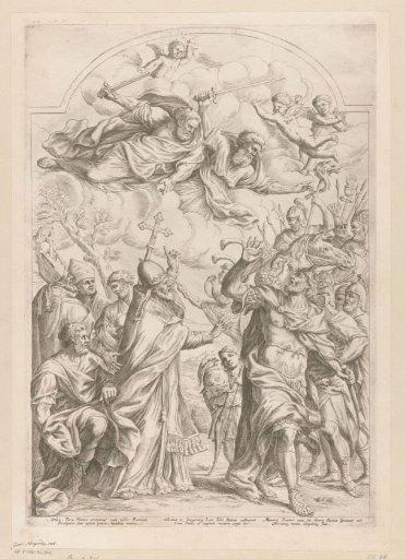 Attila before the City of Rome