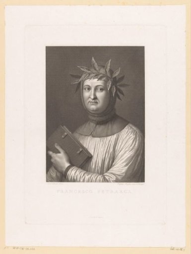 Portrait of the poet Francesco Petrarca