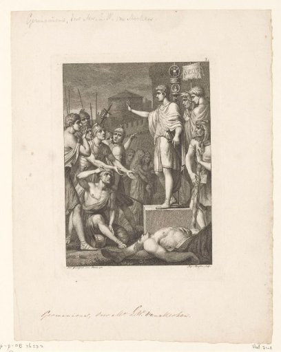 Germanicus addressing soldiers