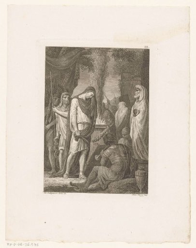 Germanicus at a burning sacrifice on an altar