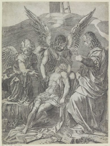 The Lamentation of Christ by Three Angels