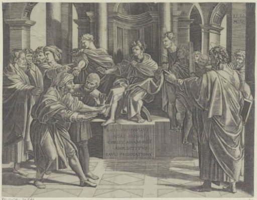 Elymas Struck with Blindness