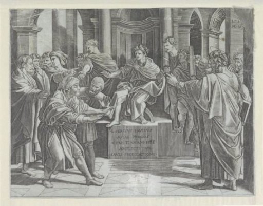 Elymas Struck with Blindness