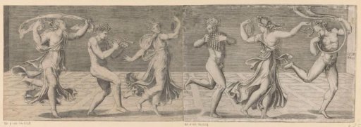 Dancing Satyr and Maenads