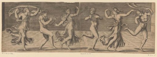 Dancing Satyr and Maenads