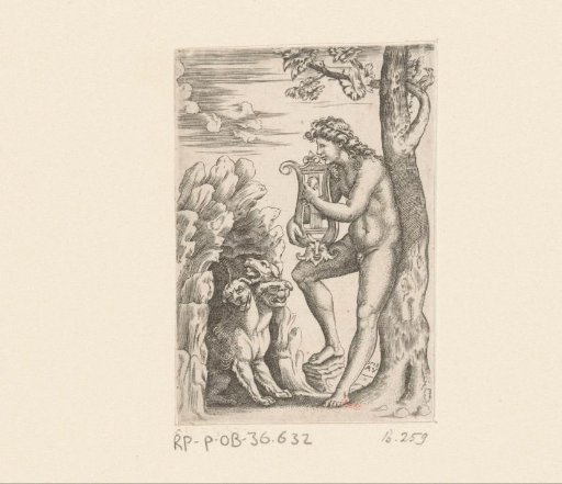Orpheus Enchants Cerberus