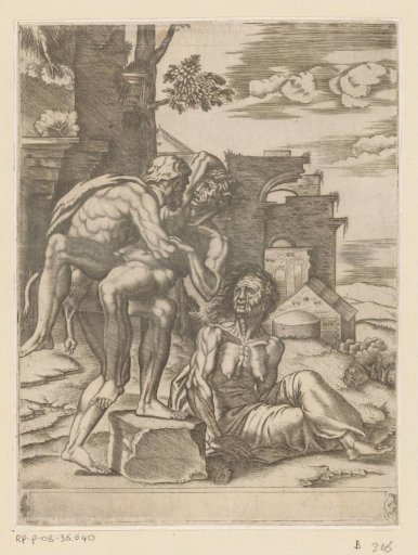 Hercules Wrestles with Antaeus