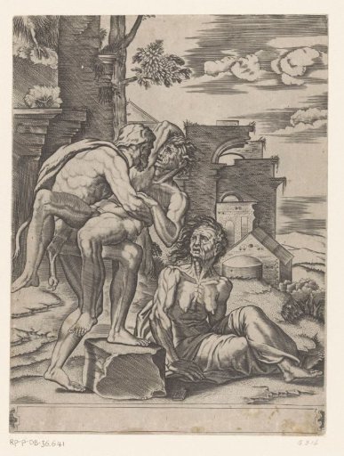 Hercules Wrestles with Antaeus
