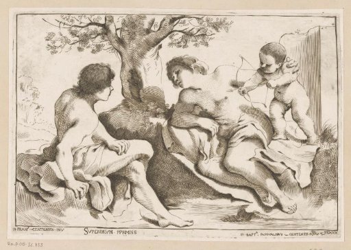 Venus and Adonis with Cupid