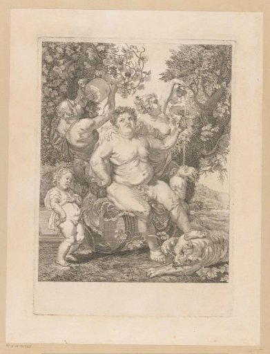 Bacchus on a Wine Vat