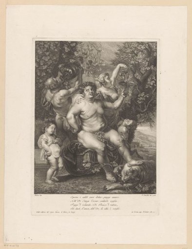 Bacchus on a Wine Vat