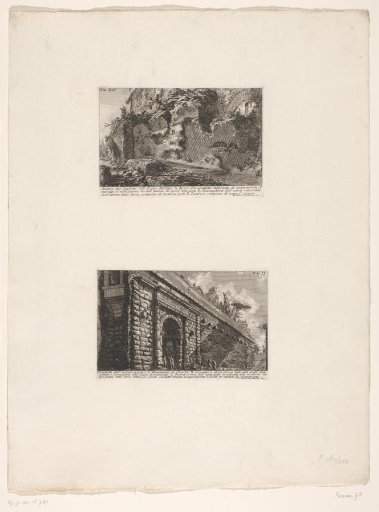 Remains of the aqueducts Aqua Alsietina and Aqua Vergine at Rome