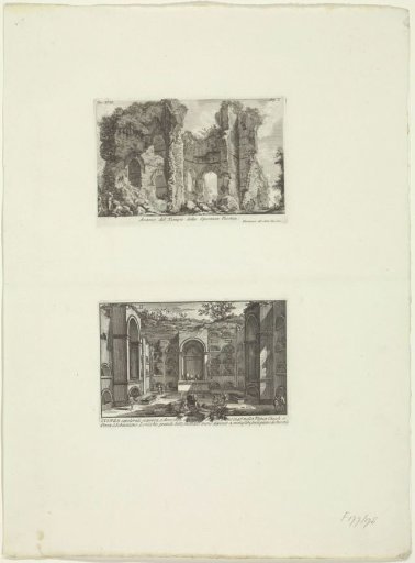 Remains of a temple and tomb at Vigna Casali
