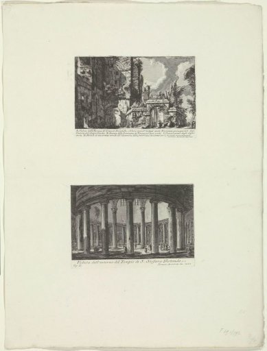 Porta Caelimontana and Santo Stefano Rotondo at Rome