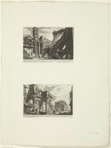 Remains of the Temple of Mars Ultor and the Forum of Nerva at Rome