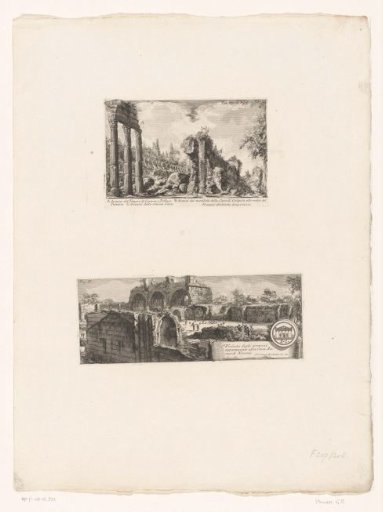Temple of Castor and Pollux and Basilica of Maxentius at Rome