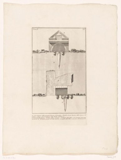 Tomb in the burial chambers of L. Arruntius