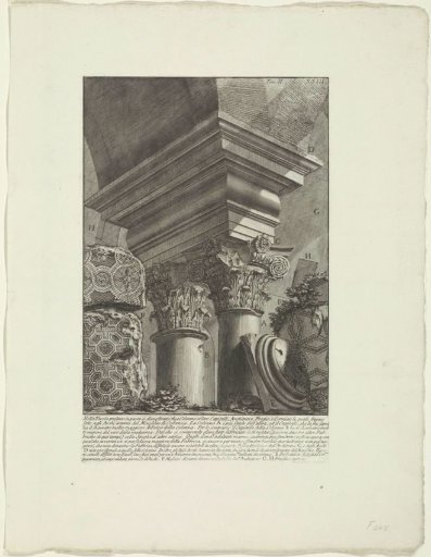 Two capitals in the Santa Constanza in Rome