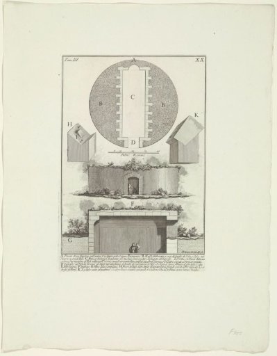 Remains of a tomb on the Via Appia Antica