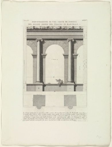 Colonnade of the Theatre of Marcellus at Rome