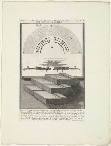 Reconstruction of the Theatre of Pompey at Rome