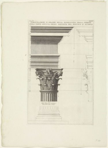 Reconstruction of parts of the Porticus of Octavia at Rome