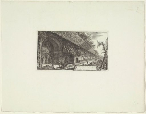 Landscape with buildings in the Alban Hills
