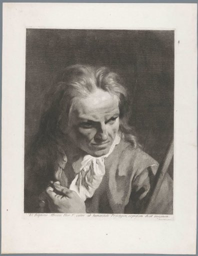 Man with rosary and staff, possibly Giambatista Albrizzi