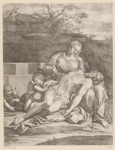 Lamentation of Mary and Two Angels
