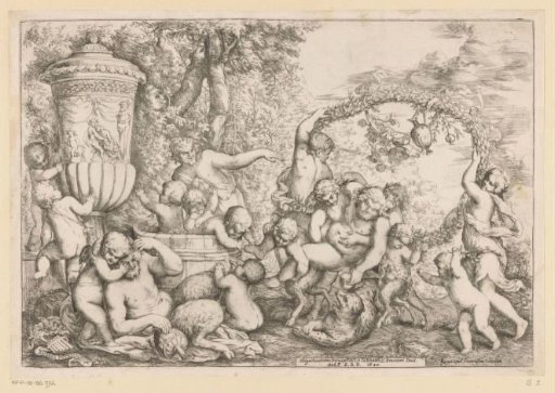 Bacchanal with Silenus