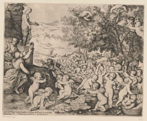 Adoration of Venus by Putti