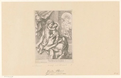 The Virgin and Child with Joseph in the background