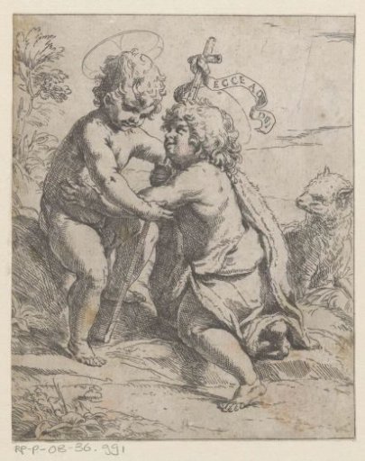 The Christ Child and the young John the Baptist