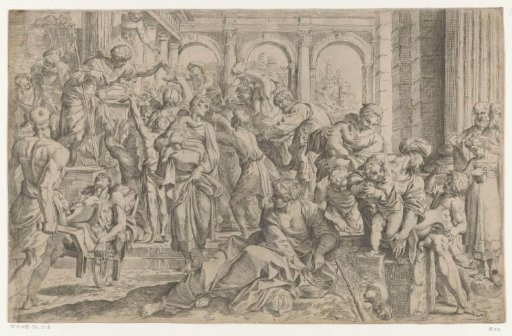Saint Roch Distributing Alms