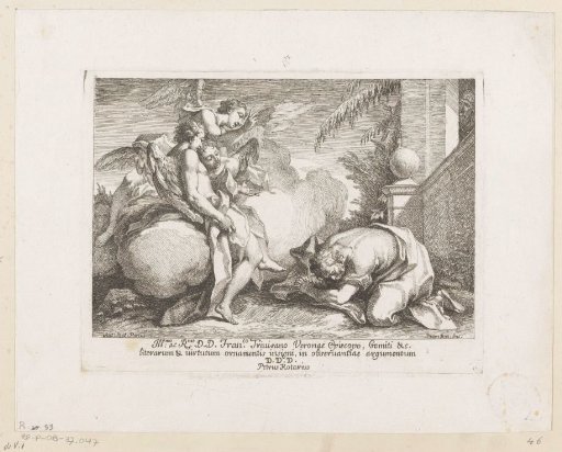 Abraham Kneeling Before the Three Angels