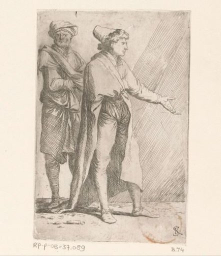 Two standing men