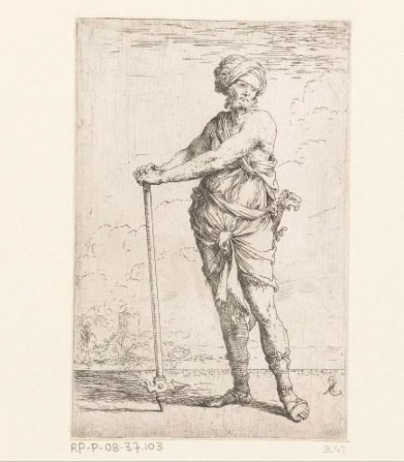 Soldier with a battle-axe