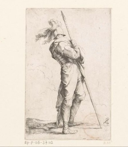 Soldier with a spear