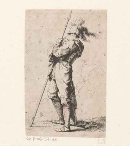 Soldier with a spear