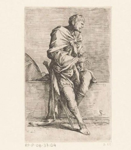 Seated soldier