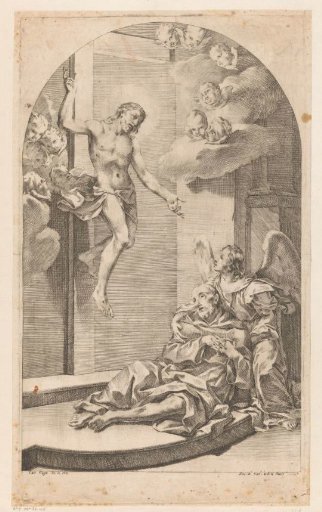 Christ appears to a cleric