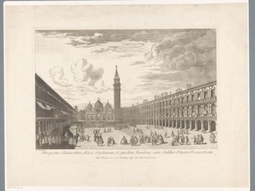 View of St. Mark's Square in Venice