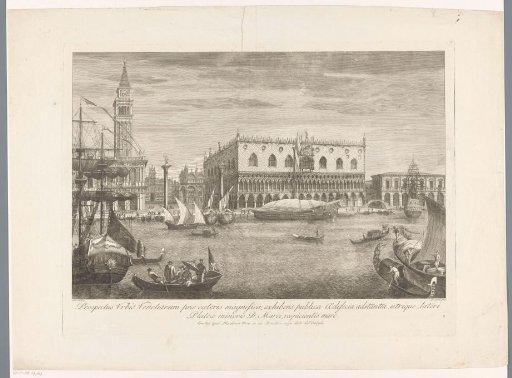 View of the Doge's Palace in Venice