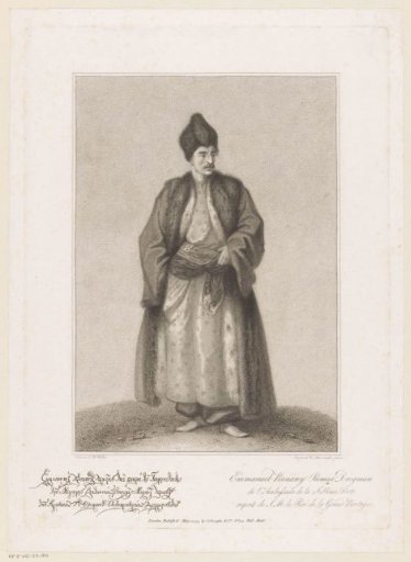 Portrait of dragoman Emmanuel Persiany