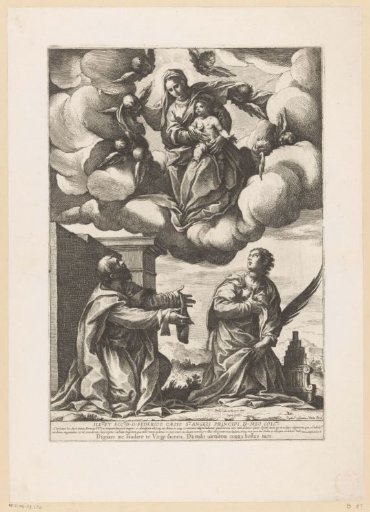 Mary with Child Adored by Saints Thomas and Cecilia