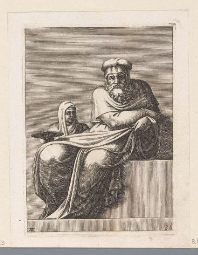 Old man with a servant