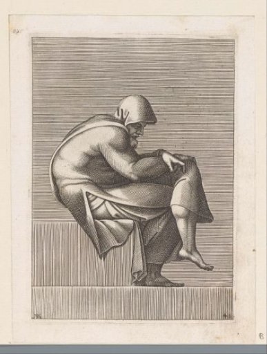 Seated old man